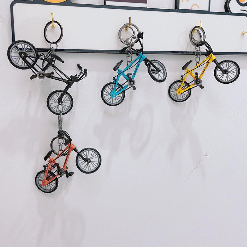 Mini llavero de bicicleta de aleación de zinc al por mayor